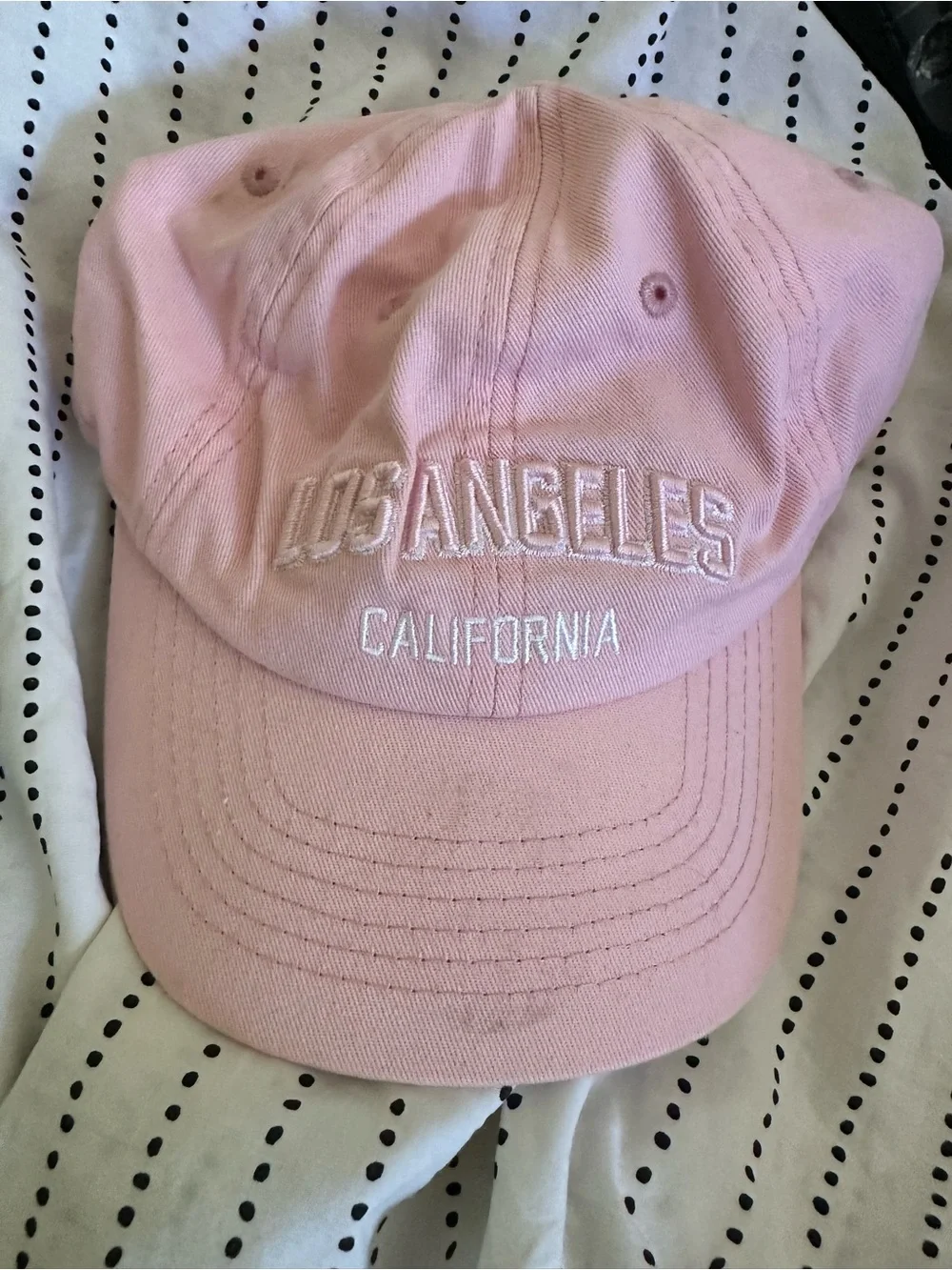 Los Angeles California Pink Baseball Cap